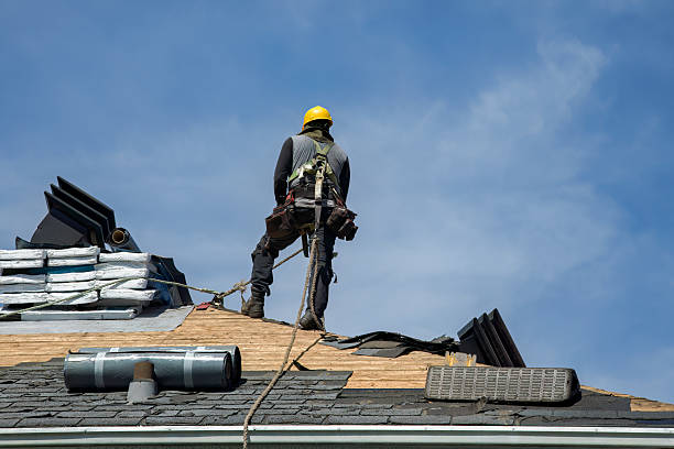 Professional Roof Replacement technician working in Clearville, PA